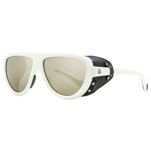 Moncler Pilot Sunglasses ML0089 21C White/Black 57mm 0089